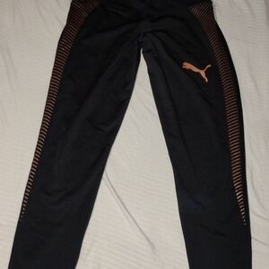 Puma Black and Orange Leggings